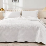 Marcielo 3-PIECE 100% Cotton Oversized Bedspread Lightweight Quilt Coverlet E.... Fixed Price $223.68.