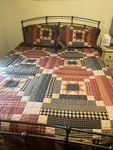 Vhc Brand Maisie Quilt Set/accessories, Shams, Valance, Curtain, Bedskirt. Fixed Price $200.00.