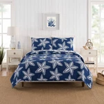 Kate Nelligan For Makers Collective 3PC Full/queen Sea Star Quilt Set Navy. Fixed Price $39.99.