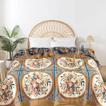 Shesyuki Boho Throw Blanket For Bed - 100 Pure Cotton Ultra Soft Rustic Quilt. Fixed Price $97.67.