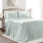 Lush Decor Ruffle Skirt Bedspread Set 3-PIECE Luxurious Farmhouse Bedding. Fixed Price $109.05.