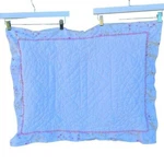 Simply Shabby Chic Cherry Blossom Quilted Pillow Sham Standard Size Satin Trim. Fixed Price $29.95.