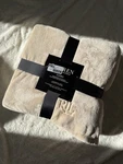 Lauren Ralph Classic Full/queen Blanket Micromink Soft Beige 90X90. Fixed Price $64.99.