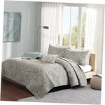 Pure Ronan 100% Cotton Quilt Set-casual Paisley Design All King/cal Blue. Fixed Price $193.13.