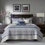 Madison Park Rhapsody 6-PC. Quilt/coverlet Set, Cal King/king, Gray. Fixed Price $70.00.