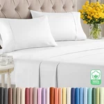 400 Thread Count Piece Set, 100% Cotton Sateen Soft By Cgk Linens. Fixed Price $55.99.