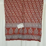 Pier Handloomed Omit Print Bedspread 100% Cotton 72X108 India Twin Coverlet. Fixed Price $49.19.