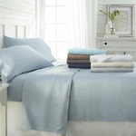 Premium Bamboo 4 Piece Sheet Set, 2200 Series, Silky Soft & Cooling - No Wrinkle. Fixed Price $34.99.