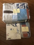 New 5PC Pottery Barn Kids Home Run Baseball Twin Quilt Sham Sheet Set. Fixed Price $299.00.