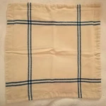 Vintage Ralph Lauren Newburgh Plaid Wool Euro Pillow Sham Cream Blue Navy. Fixed Price $32.50.