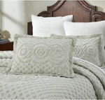 Better Trends Heirloom Collection 100% Cotton Standard Pillow Shams - Sage 1PCS. Fixed Price $25.00.