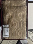 New 2 Frette Solar Cushion Euro Shams Gold Geometric Made In Italy. Fixed Price $799.99.