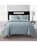 Vcny Home Nina Embossed Comforter Set, Twin Xl, Blue. Fixed Price $42.88.