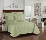 Historic Charleston King Modern Farmhouse Floral Matelasse Coverlet, .... Fixed Price $184.11.