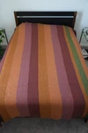 Pendleton Pioneer Bed Blanket Wool Queen Orange Yellow Multi Usa. Fixed Price $215.99.