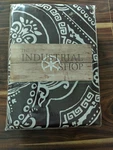 The Industrial Shop Tile Print King Brown & White Duvet Sham Set. Fixed Price $25.50.