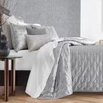 Hudson Park By Bloomingdale's Nouveau Charcoal King Coverlet $495. Fixed Price $119.99.