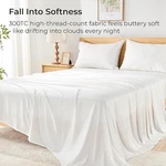 Gokotta King Size Bed 6 Piece Set, Super Soft Bamboo Sheets, White. New. Fixed Price $80.49.