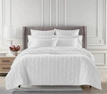 Sky Turfed Covert Set (twin Coverlet & 1 Standard Pillow Sham)-white Nwt. Fixed Price $38.00.