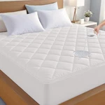 Quilted Waterproof Mattress Cover Pad Protector Cooling Breathable Fitted Topper. Fixed Price $19.99.