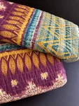 Cozy Quilt Sham Set Twin Coverlet Bohemian Boho Tribal 100% Cotton Greenland 2PC. Fixed Price $69.00.