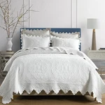 Cotton Quilt Bedding Set Reversible Lightweight Coverlet For All Seasons,. Fixed Price $163.65.
