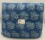 Pottery Barn Regan Floral Handcrafted Reversible Quilt Blue King Cal #T1036. Fixed Price $424.58.