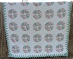 Vintage Arch Quilts Dresden Plate Scallop Edge Patchwork Pink Cottage 86". Fixed Price $105.00.