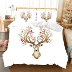 Wonderful Beautiful Sika Deer 3D Quilt Duvet Doona Cover Set Pillow Case Print. Fixed Price $57.64.