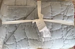 Pottery Barn Cozy Cloud Handcrafted Quilt - Full/queen F/q Chambray Blue New. Fixed Price $233.99.