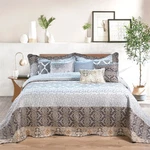 9-PIECE Reversible Printed Striped Bedspread Set Oversized Bedding For King. Fixed Price $96.79.