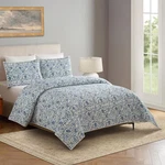 Peking Handicraft Eden Paisley 3-PIECE Quilt Set Blue. Fixed Price $89.99.