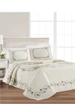 Nip Martha Stewart Floral Bouquet Floor Length Queen Bedspread & Shams Set 3PC. Fixed Price $150.39.