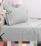 Sweet Home Collection 1800 Count 4 Piece Bed Sheet Set Deep Pocket Microfiber. Fixed Price $26.99.