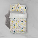 3D Triangle Geometric Pattern Quilt Cover Bedding Sets Pillowcases Queen. Fixed Price $94.11.