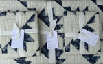 Pottery Barn Lucia Full/queen F/q Quilt + (2) Euro Shams - Country Blue New. Fixed Price $324.99.