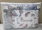 New Camandy Bedspread Quilt Bedding Sets 3-PCS Reversible Royal Blue Floral King. Fixed Price $50.00.