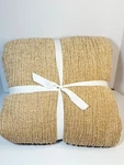 West Elm Queen Chenille Reflections Coverlet, Camel. Fixed Price $159.00.