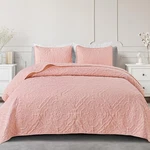 Exclusivo Mezcla Quilt Set Full/ Queen (90"X96"), Blush Pink. Fixed Price $56.52.