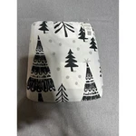 Levtex Home Sheet Set Twin White Black Christmas Tree Holiday Winter Woodland. Fixed Price $40.00.