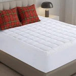 Utopia Bedding Queen Mattress Pad, Quilted Fitted Premium Protector, De. Fixed Price $22.14.