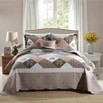 Newlake Quilt Bedspread Sets-checkered Floral Reversible Coverlet Set,king Size. Fixed Price $51.79.