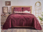 New Studio Ella Raised Textured Embroidery 3 Piece Quilt Mini Set King Berry. Fixed Price $127.49.