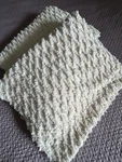 Chenille Pillow Shams Natural Diamond Pattern Pair Standard 20 X 26. Fixed Price $25.00.