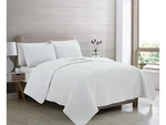 Callie Collection 3-PIECE Seersucker Textured Quilt & Sham Set White. Fixed Price $64.03.