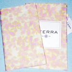 Sferra Prato Boudoir Sham Pink Yellow Carnations Cotton Percale Print 12X16" New. Fixed Price $48.50.
