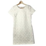 Xhilaration Cream Quilt Printed Short Sleeve Mini Dress. Fixed Price $24.95.