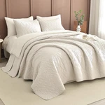 Masaca Oversized King Quilt 120X120WHEAT Bedspread Leaf PATTERN3. Fixed Price $173.98.