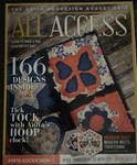 Anita Goodesign All Access Club Ragged Edge Quilt August 2017 Embroidery Book Cd. Fixed Price $24.99.