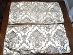 Pair Waterford Linens King Pillow Shams Gold Beige Piping 20 X 36. Fixed Price $17.00.